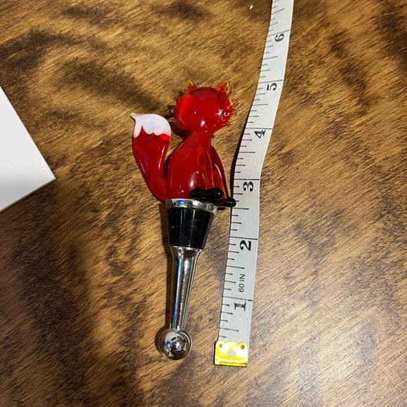 Glass fox 🦊 wine stopper - Picture 4 of 6